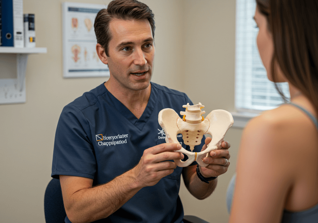 quiropráctico atención postparto